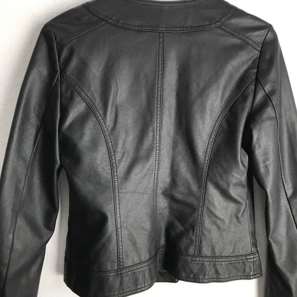 Kut from the Kloth Black Faux Leather Jacket - Picture 5 of 8